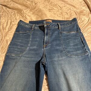 Kut From the KlothWide-Leg Blue Jeans (size 12)